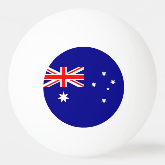 Australische vlag pingpongballen (Voorkant)
