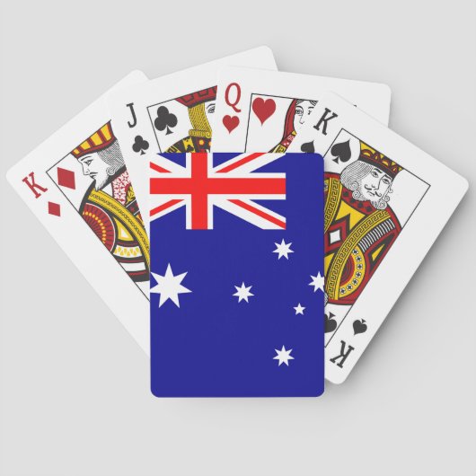 Australische vlag pokerkaarten (Achterkant)