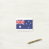 Australische vlag post-it® notes (Op bureau)