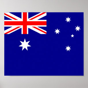 Australische vlag poster