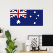Australische vlag poster (Thuiskantoor)