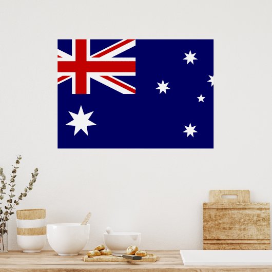 Australische vlag poster (Keuken)