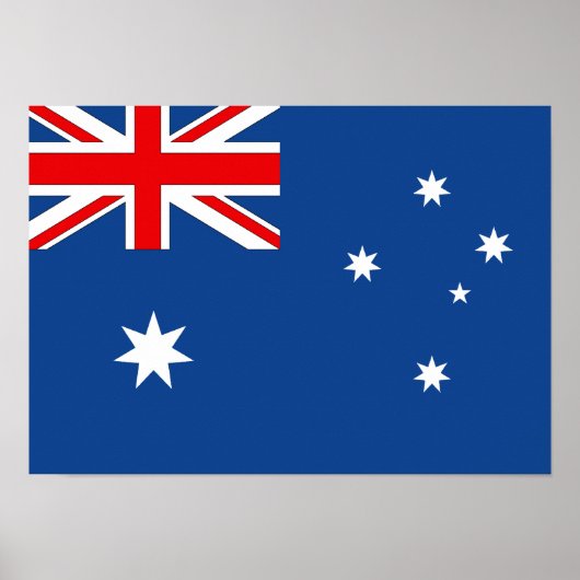 Australische vlag poster (Voorkant)