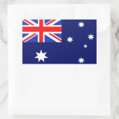 Australische vlag rechthoekige sticker (Tas)