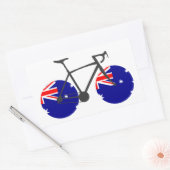 Australische vlag rechthoekige sticker (Envelop)