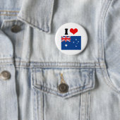 Australische vlag ronde button 5,7 cm (In situ)