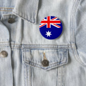Australische vlag ronde button 5,7 cm (In situ)
