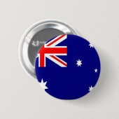 Australische vlag ronde button 5,7 cm (Voorkant /achterkant)