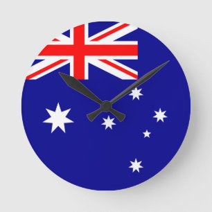 Australische vlag ronde klok