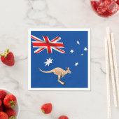 Australische vlag servet (Insitu)