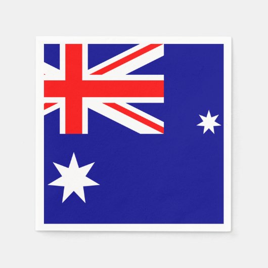 Australische vlag servet (Voorkant)