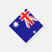 Australische vlag servet (Hoek)