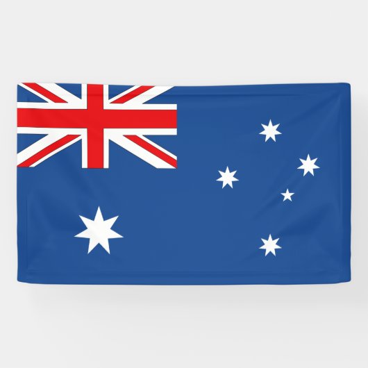 Australische vlag spandoek (Horizontaal)