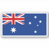 Australische vlag sticker (Voorkant)