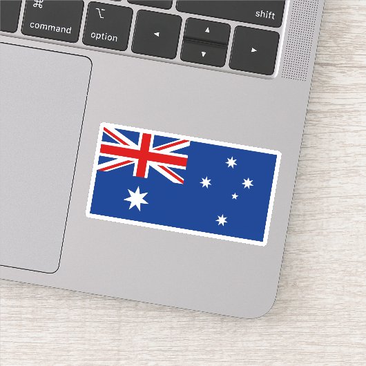 Australische vlag sticker (Detail)