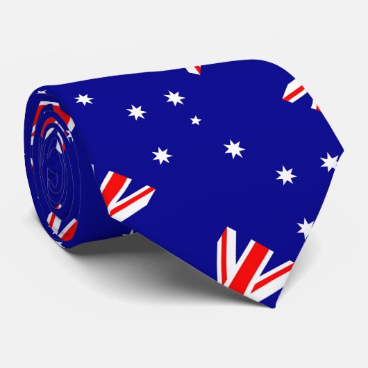 Australische vlag stropdas (Opgerold)
