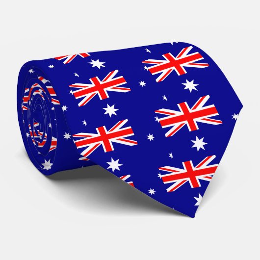 Australische vlag stropdas (Opgerold)