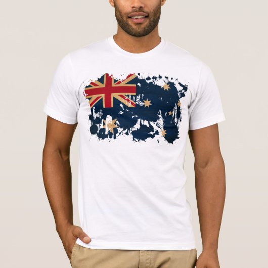 Australische vlag t-shirt (Voorkant)