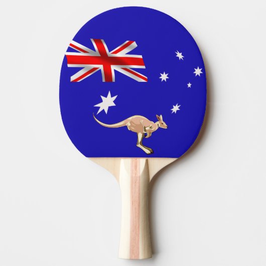 Australische vlag tafeltennisbatje (Voorkant)