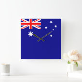 Australische vlag vierkante klok (Huis)