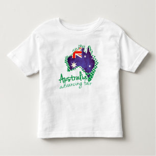 Australische vlag voortschrijdend fair kinder t-sh kinder shirts