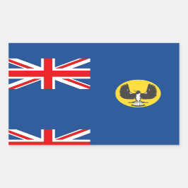 Australische vlag Zuid-Australië Rechthoekige Sticker