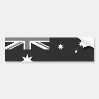 Australische vlag Zwart-wit Bumpersticker