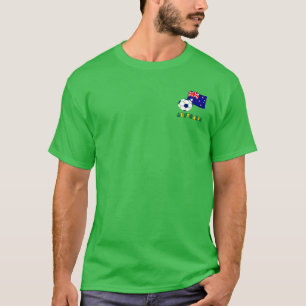 Australische Voetbal en Vlag T-shirt