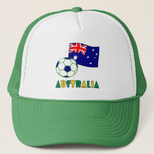 Australische Voetbal en Vlag Trucker Pet
