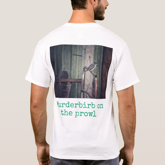 Australische vogelprint t-shirt (Achterkant)
