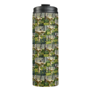 Australische vogels op een vogelbaard, thermische thermosbeker