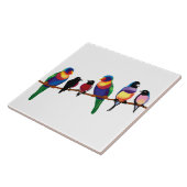 Australische vogels tegeltje (Zijkant)