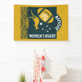Australische Vrouwen Rugby Sport Spandoek (Insitu)