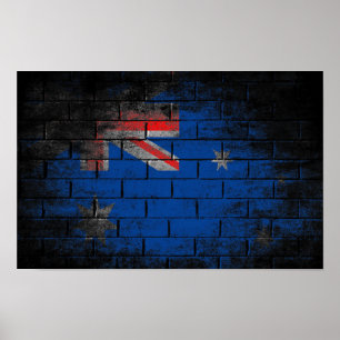 Australische wandvlag poster