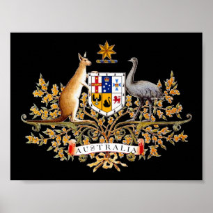 Australische wapenschild poster