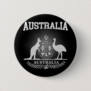 Australische wapenstilstand ronde button 5,7 cm