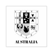 Australische wapenstilstand 	rubberstempel (Afrduk)
