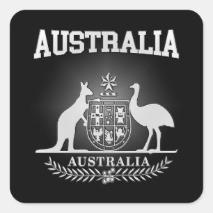 Australische wapenstilstand vierkante sticker