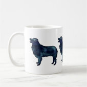 Australische Waterverf Shepherd Black Silhouette Koffiemok (Links)