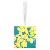 Australische Wattle-bloesems Ornament (Rechts)