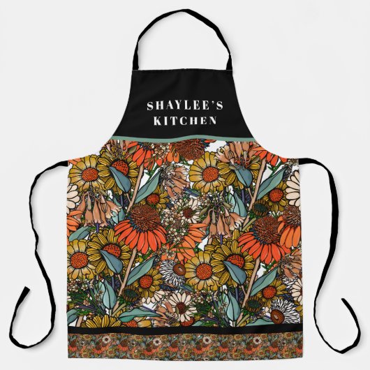  Australische wilde bloem Tuin Apron Schort (Voorkant)