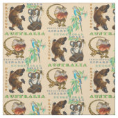 Australische wilde dieren stof (Swatch)