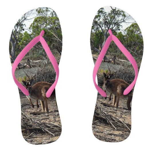 Australische wilde Struik Kangaroo Teenslippers (Voetbed)