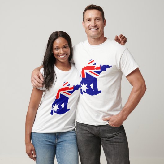 Australische zegel t-shirt (Unisex)