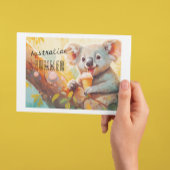 Australische Zomer, koala kaart aanpasbaar