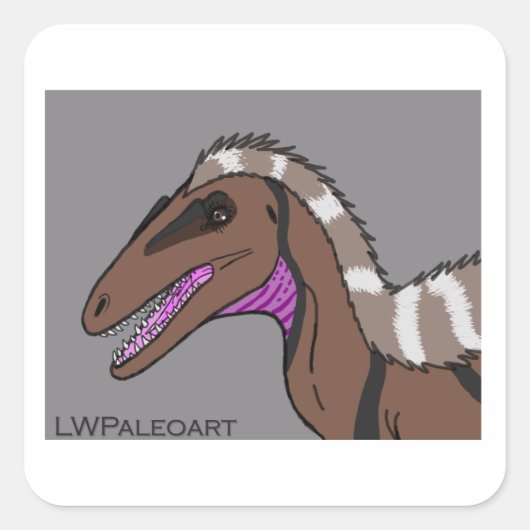 Australovenator Square Stickers (Voorkant)