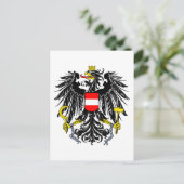 Austria Coat of Arms Postcard Briefkaart (Staand voorkant)