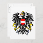 Austria Coat of Arms Postcard Briefkaart (Voorkant / Achterkant)