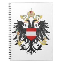 Austria Hungary coat of arms flag Notitieboek