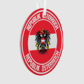 Austria Round Emblem Ornament (voorkant)